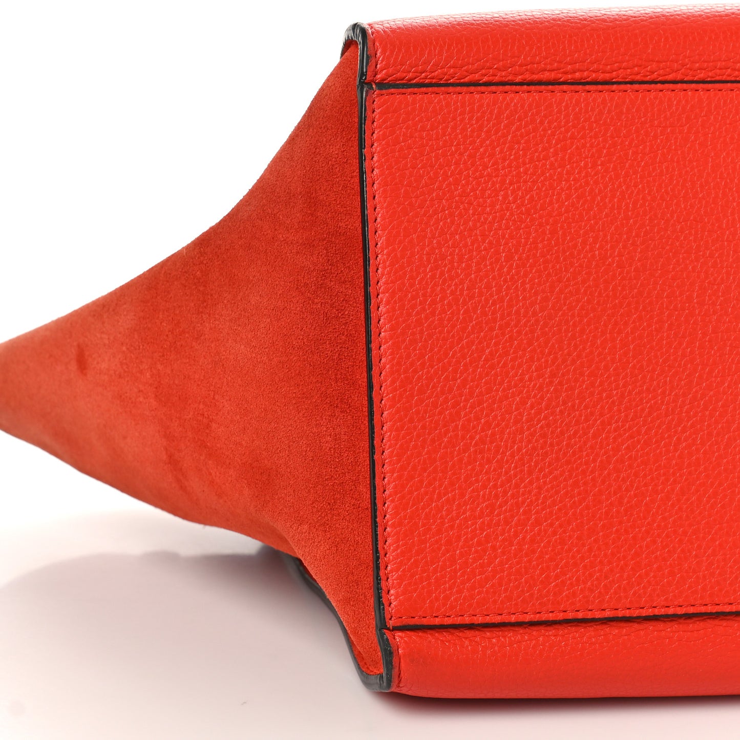 Drummed Calfskin Medium Trapeze Orange