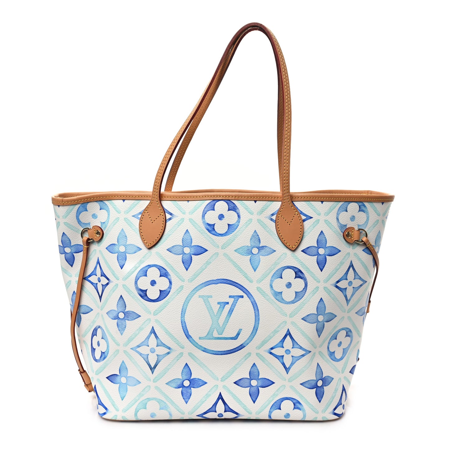 Monogram Tiles By The Pool 2.0 Neverfull MM Lagoon Blue