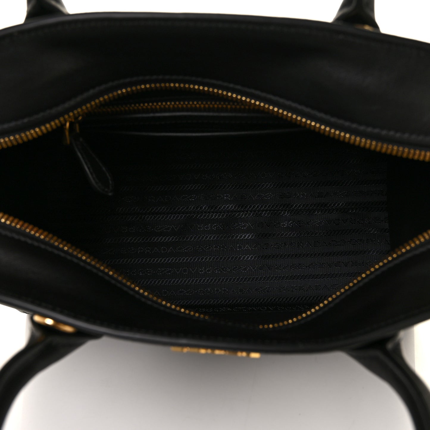 Saffiano City Calfskin Small Esplanade Tote Black