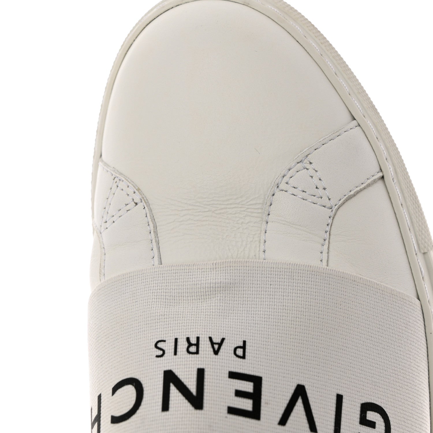 Givenchy Calfskin Band Logo Womens Urban Street Sneakers 40 White 11 of 12