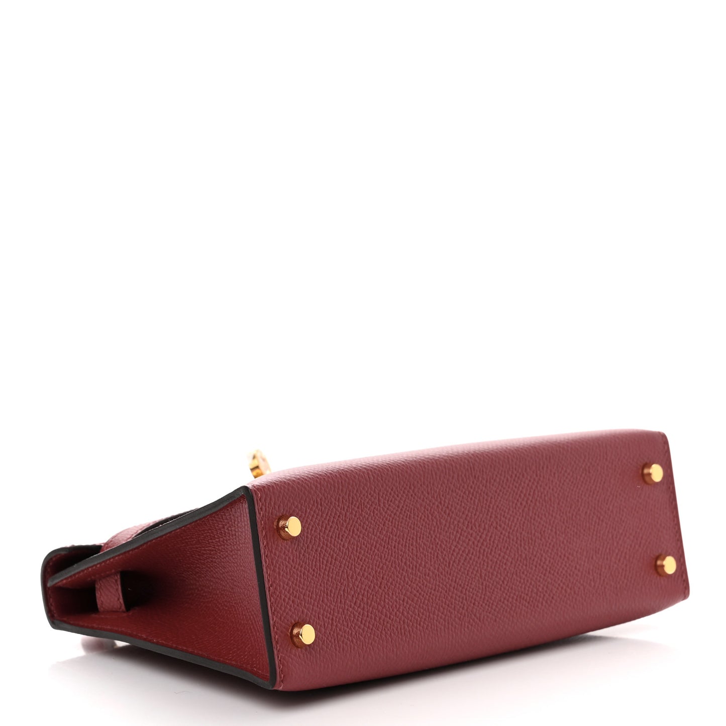 Epsom Mini Kelly Sellier 20 Rouge Grenat