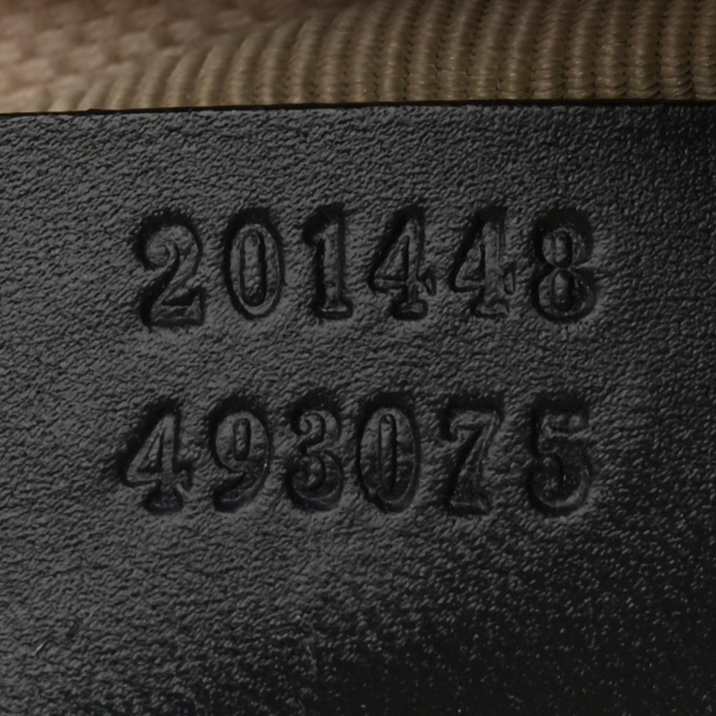 GG Plus Monogram Selleria Calfskin Medium Messenger Bag Beige Blue