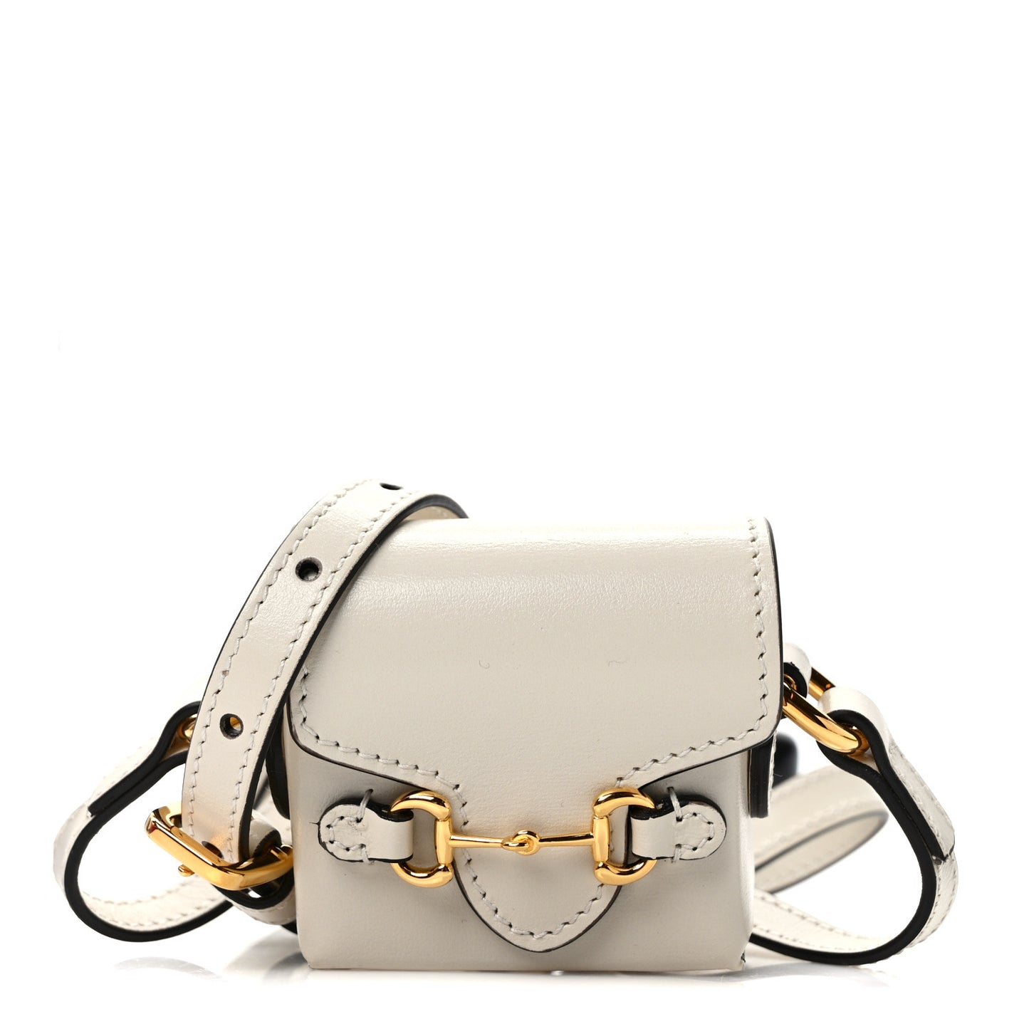 Boarded Plutone Calfskin Horsebit 1955 Airpod Case Mystic White