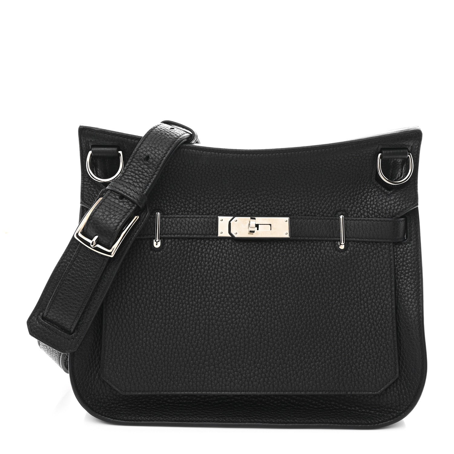 Hermes Taurillon Clemence Jypsiere 28 Black 1793352 – FASHIONPHILE