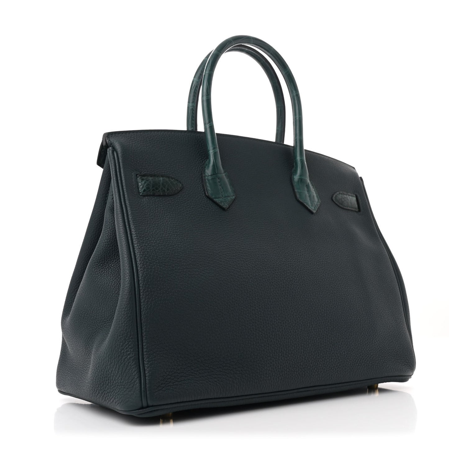 Togo Matte Alligator Birkin Touch 30 Vert Cypress