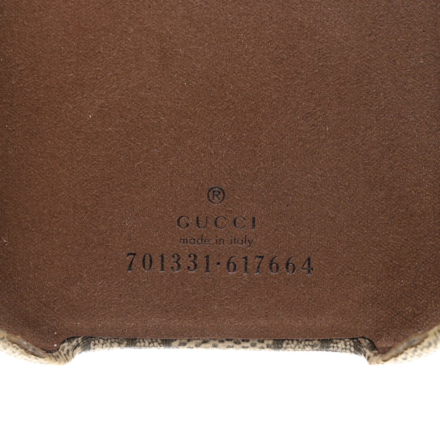 GG Supreme Monogram Ophidia iPhone 13 Pro Max Phone Case Brown