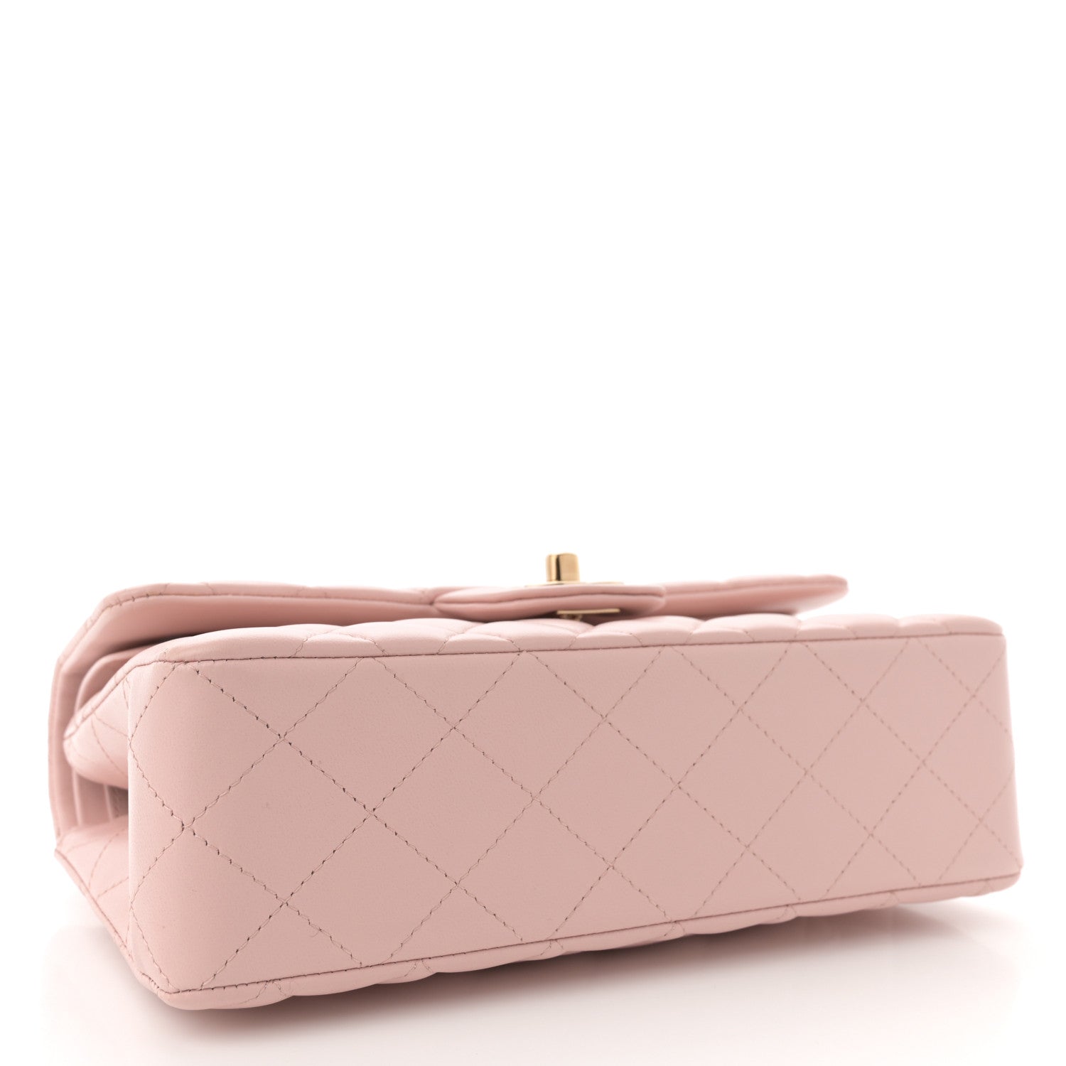 Chanel Lambskin Quilted Small Double Flap Light Pink 4 of 13