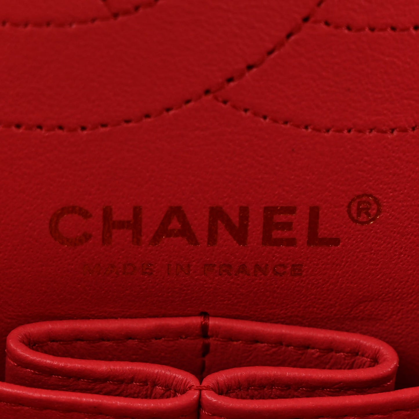 Lambskin Velvet Grosgrain Quilted 2.55 Reissue 225 Flap Red