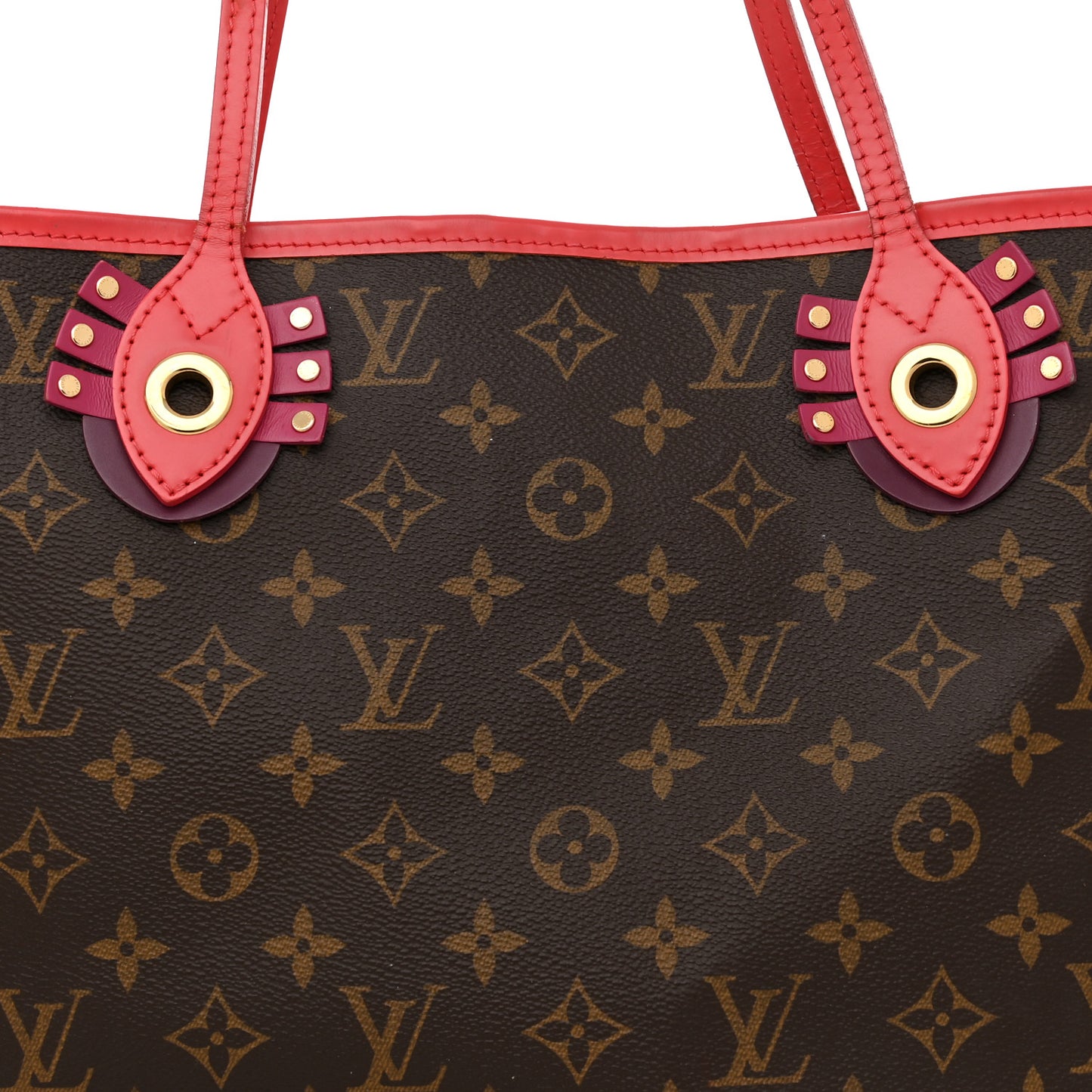 Monogram Totem Neverfull MM Flamingo