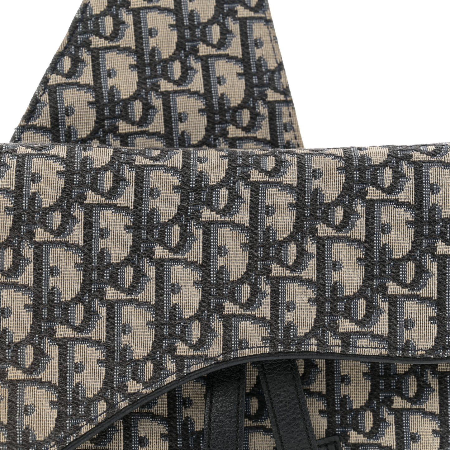 Oblique Mens Saddle Bag Blue