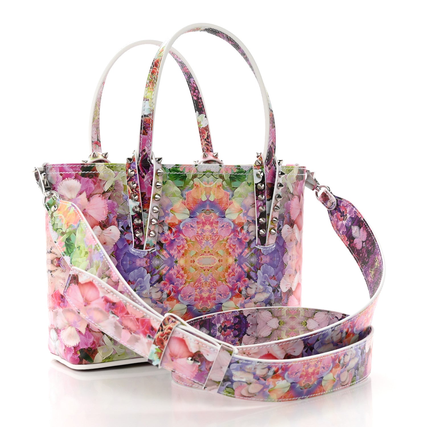 Christian Louboutin Calfskin Mini Paris Blooming Cabata Tote 3 of 9