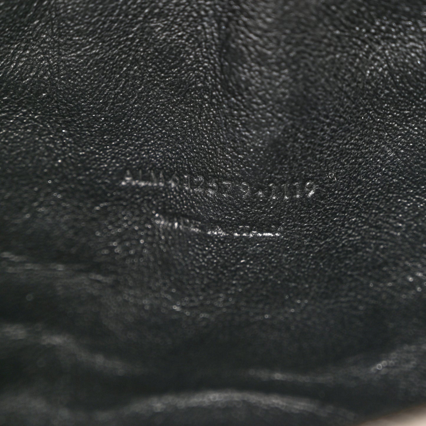 Grain De Poudre Matelasse Monogram Mini Lou Camera Bag Granite