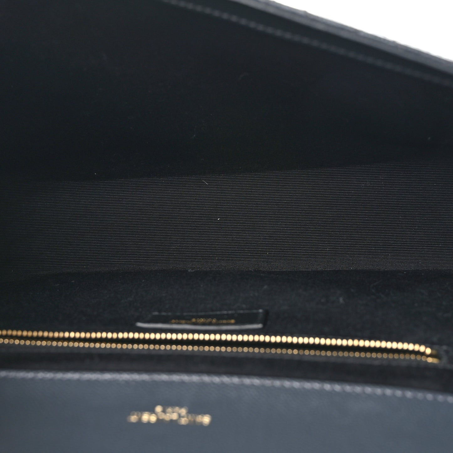 Grain De Poudre Textured Mixed Matelasse Large Triquilt Monogram Satchel Dark Smog