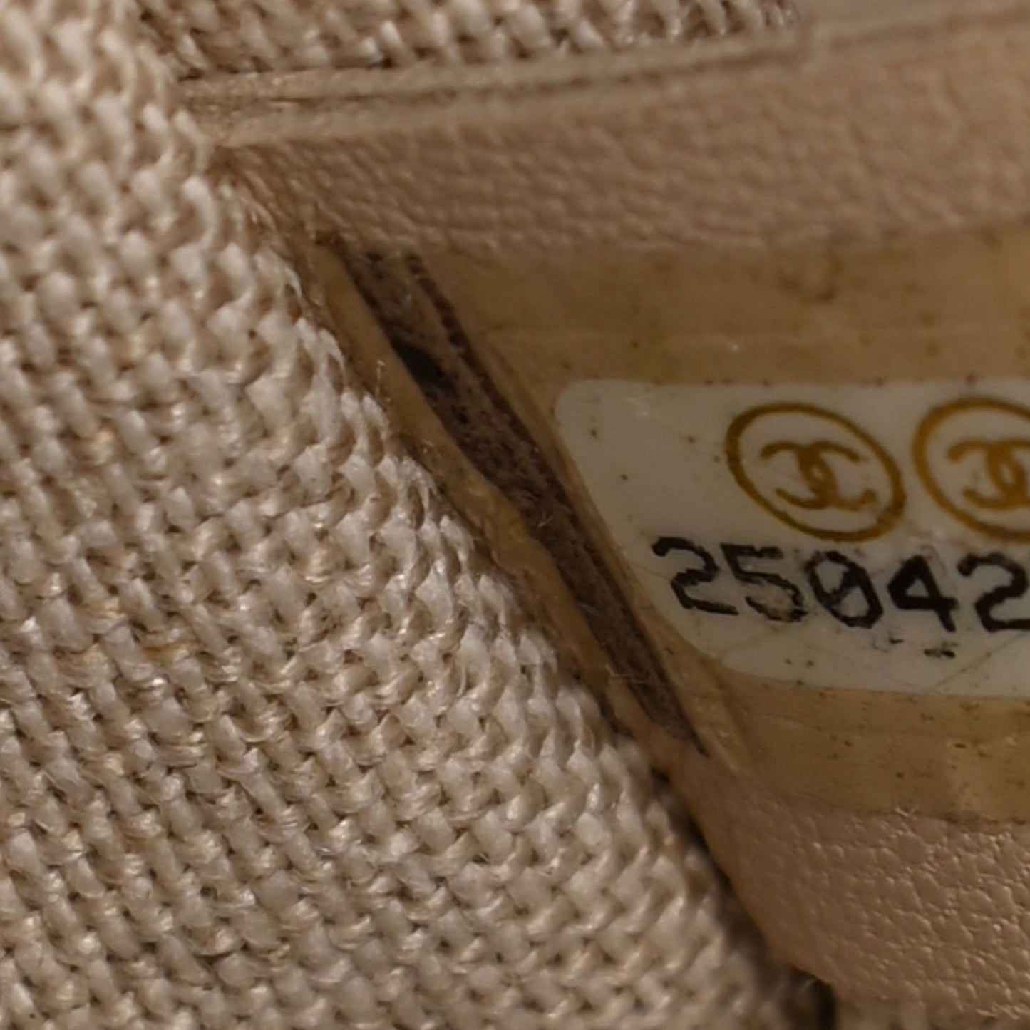 Canvas Large Iliad Shopping Tote Beige