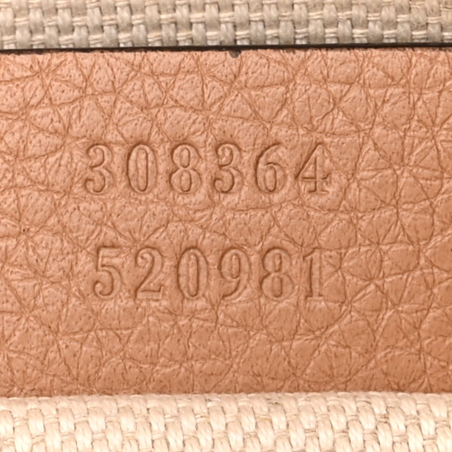 Pebbled Calfskin Small Soho Disco Bag Camelia