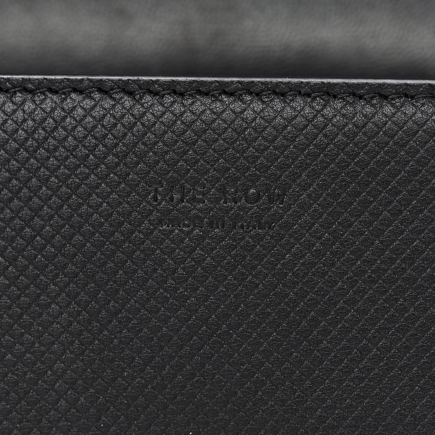 Stamped Saddle Calfskin The Sofia 8.75 Crossbody Black