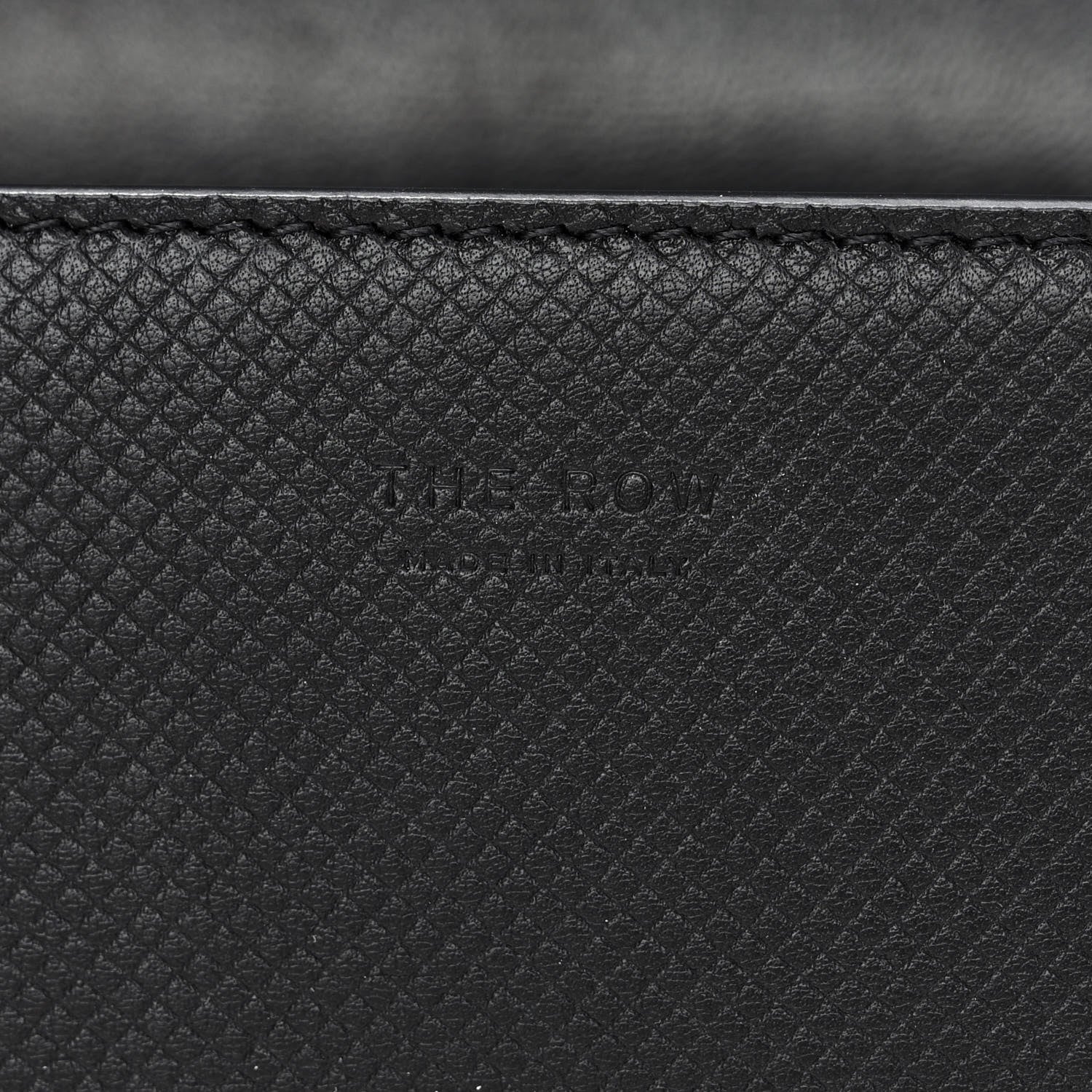 The Row Stamped Saddle Calfskin The Sofia 8.75 Crossbody Black 6 of 11
