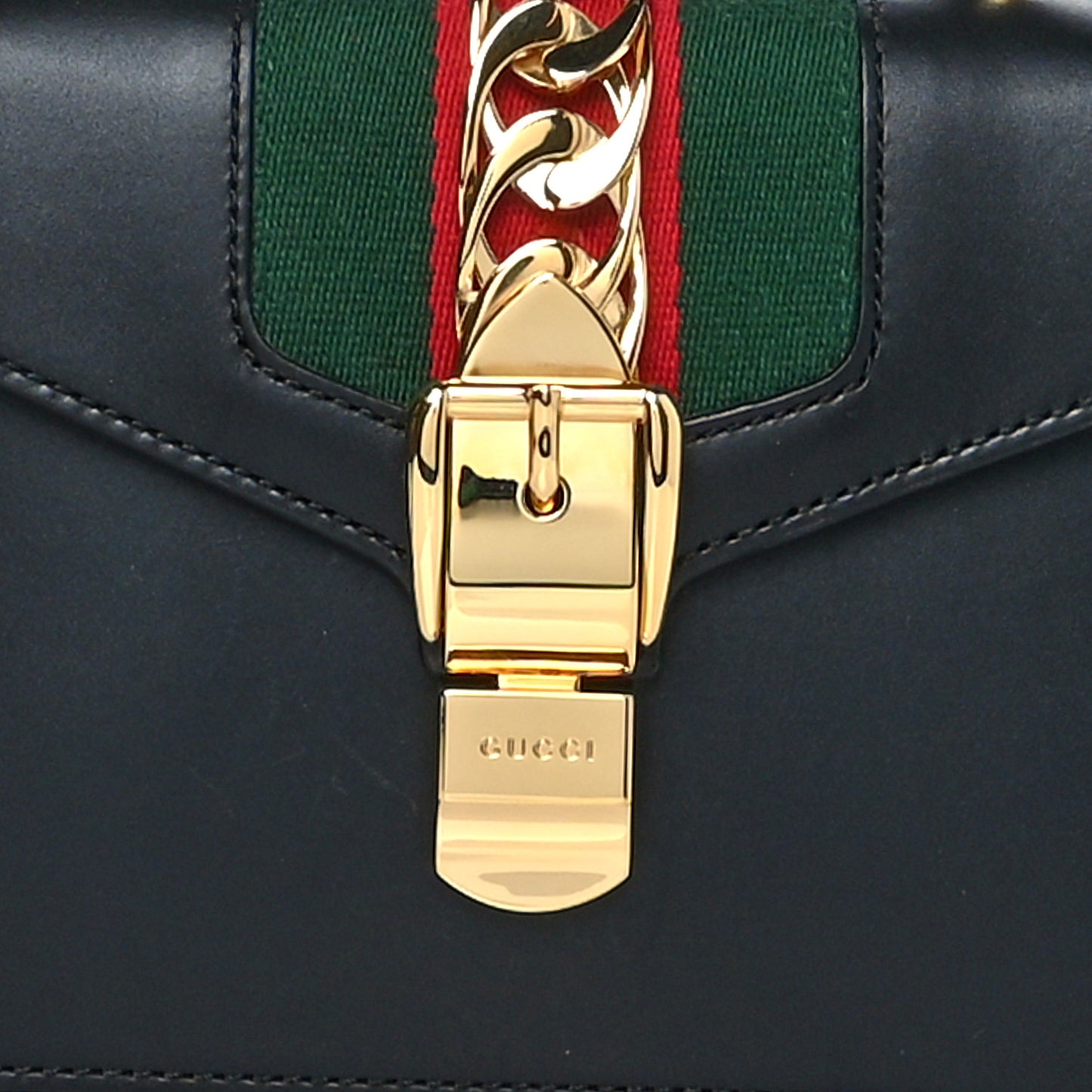 Calfskin Mini Sylvie Top Handle Bag Black