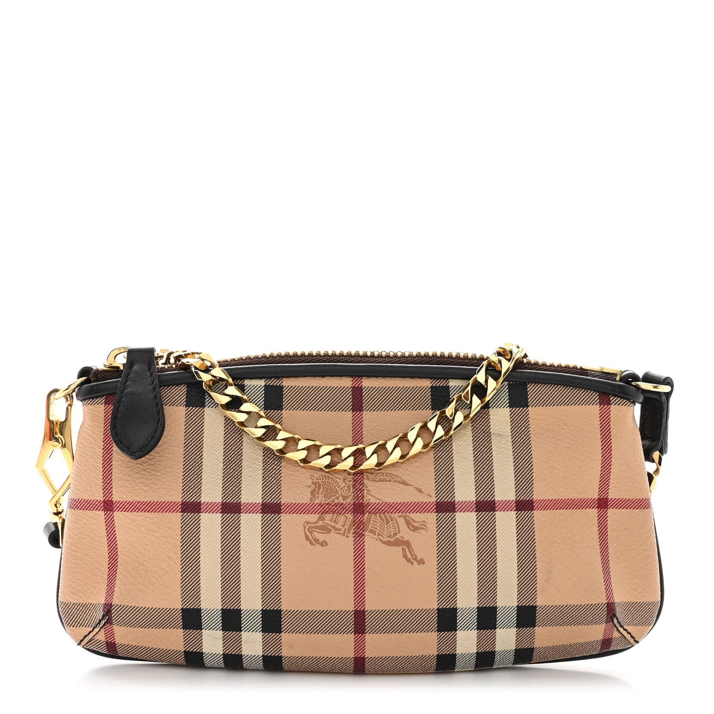 Haymarket Check Clara Pochette Chocolate