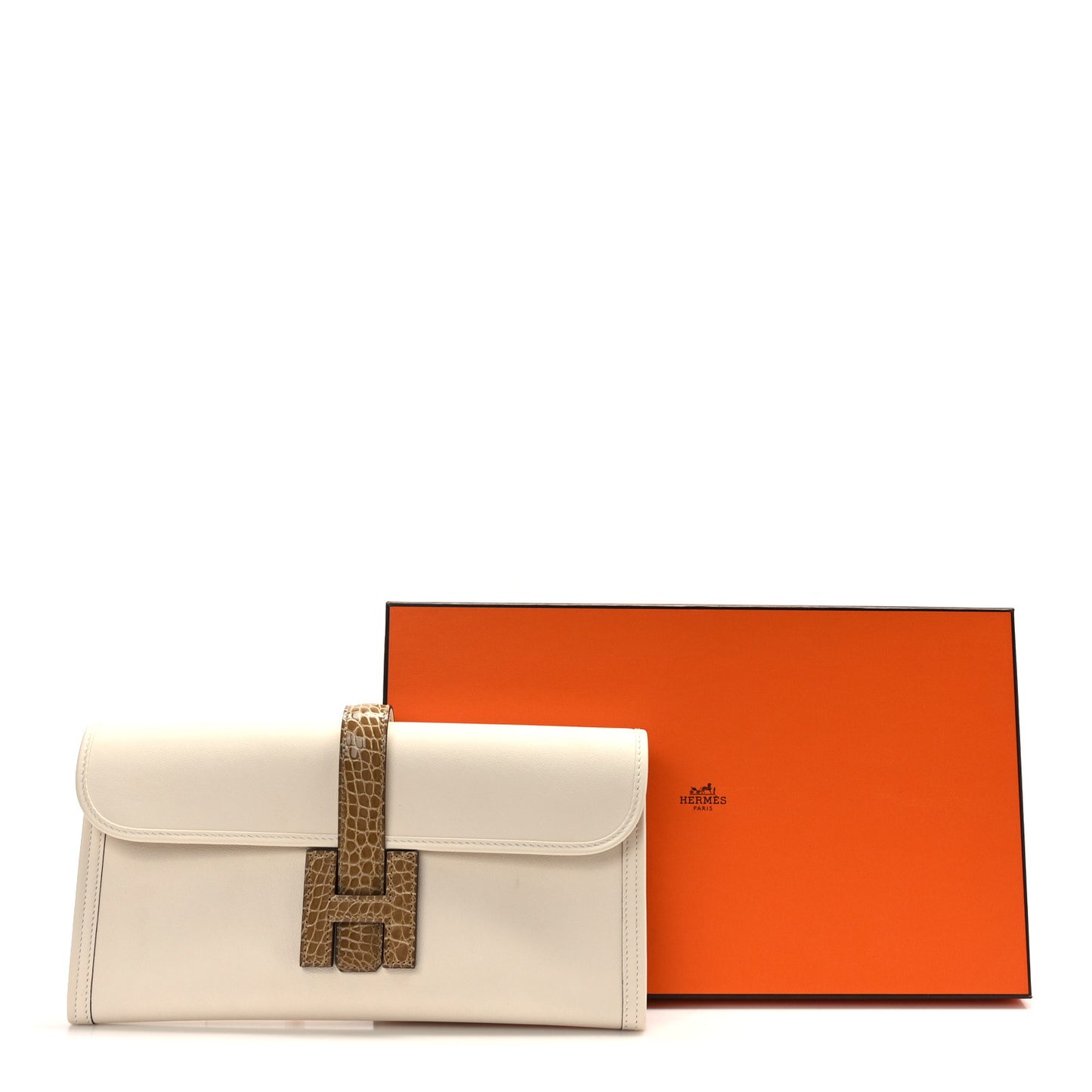 Swift Matte Alligator Jige Elan Touch 29 Clutch Nata Sable