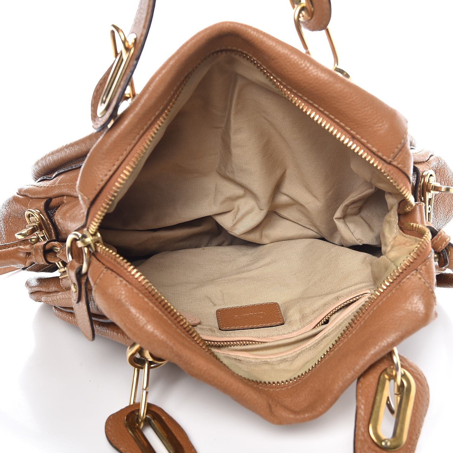 Chloe Calfskin Medium Paraty Tan 6 of 15