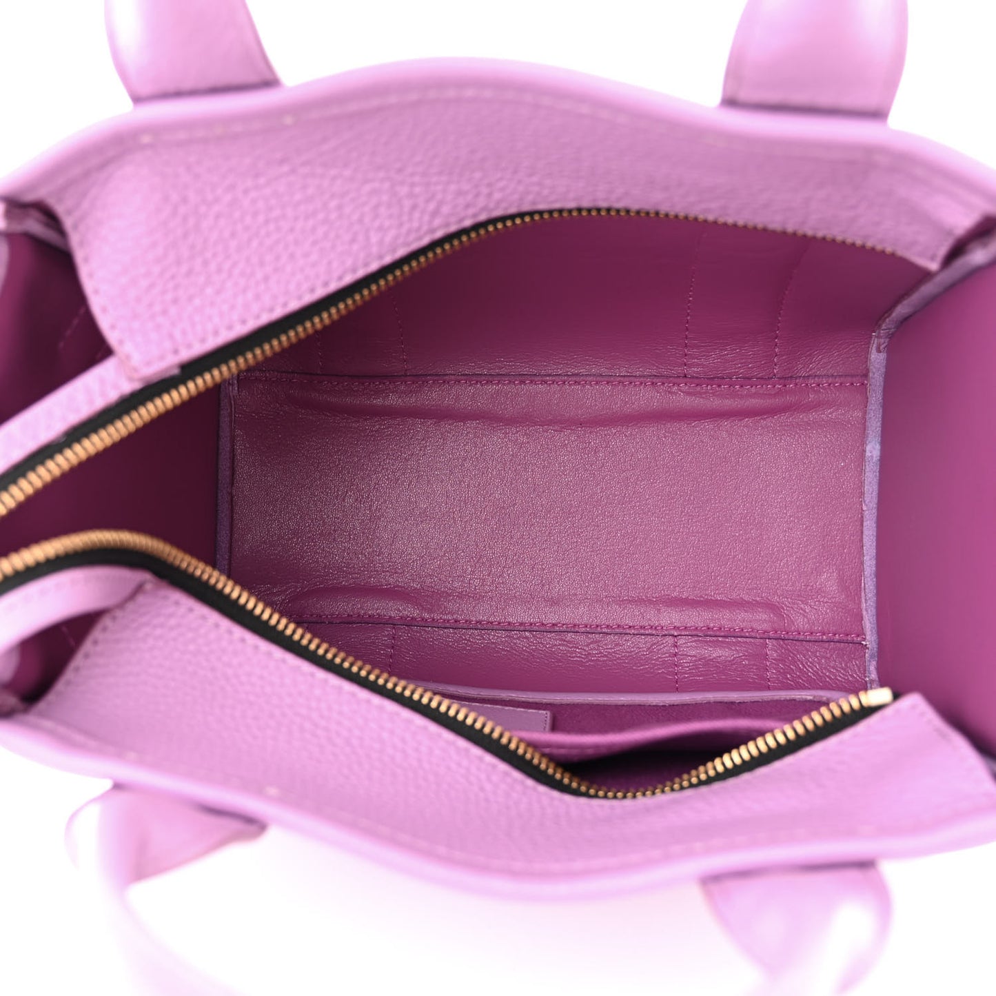 Grained Calfskin Small The Tote Bag Regal Orchid