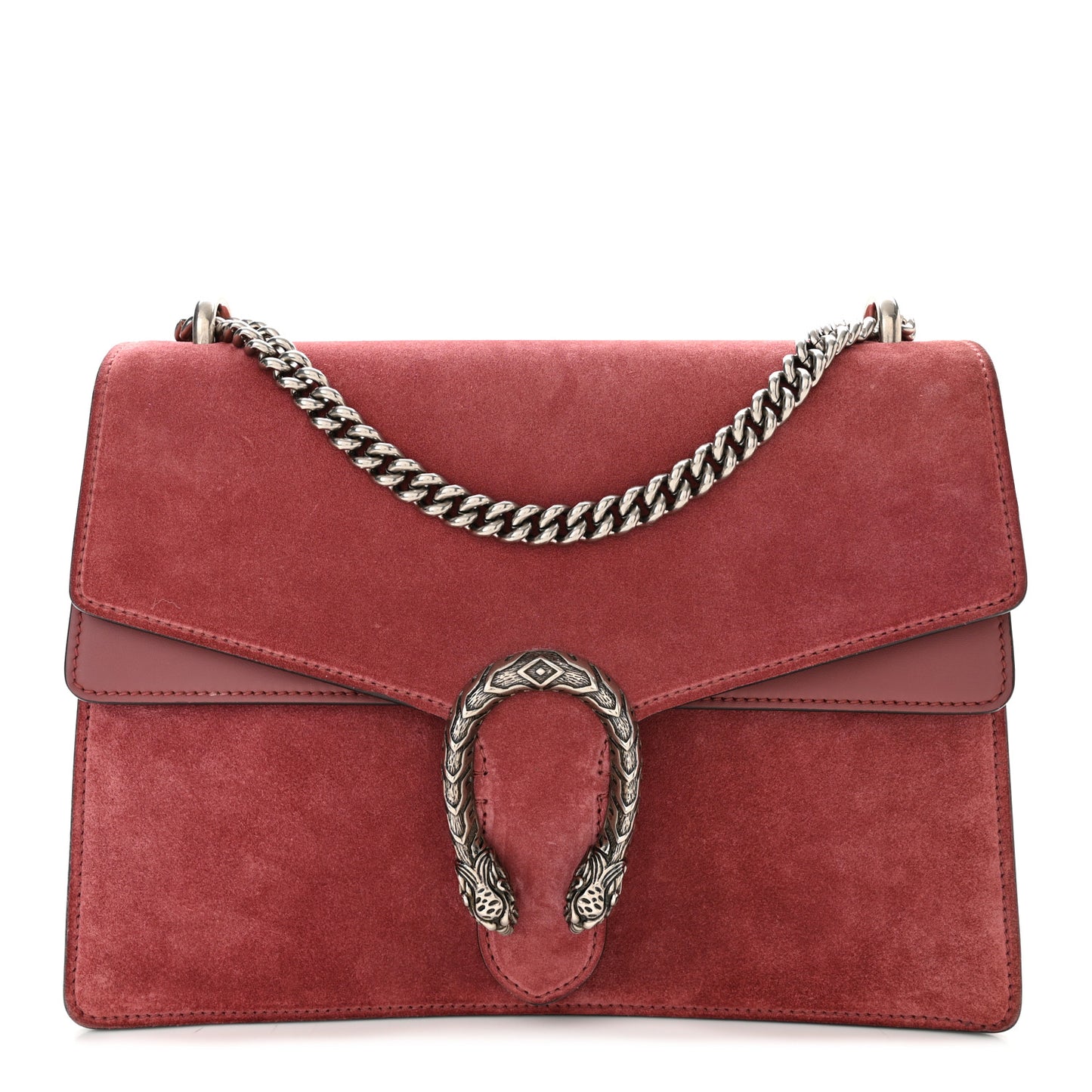 Suede Cudu Vitello Velvet Dionysus Shoulder Bag Dry Rose