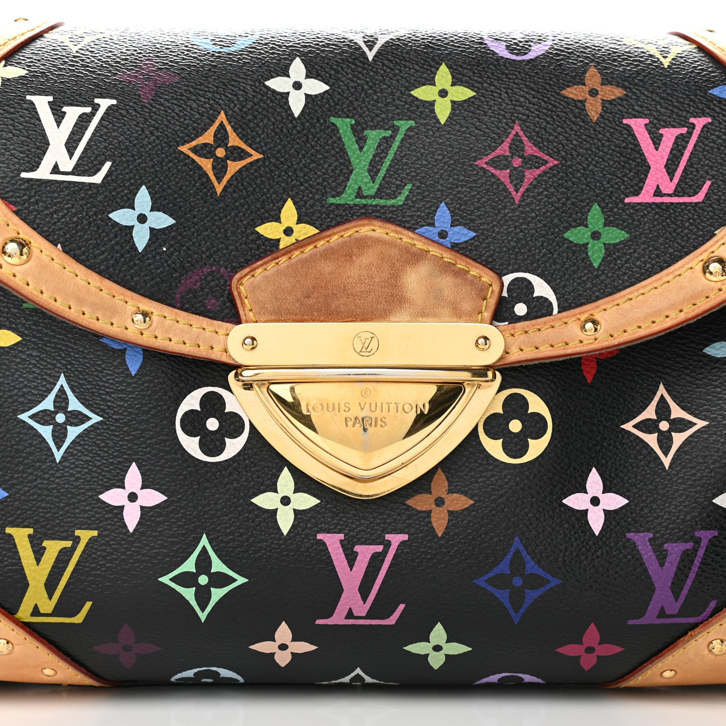 Monogram Multicolor Beverly MM Black