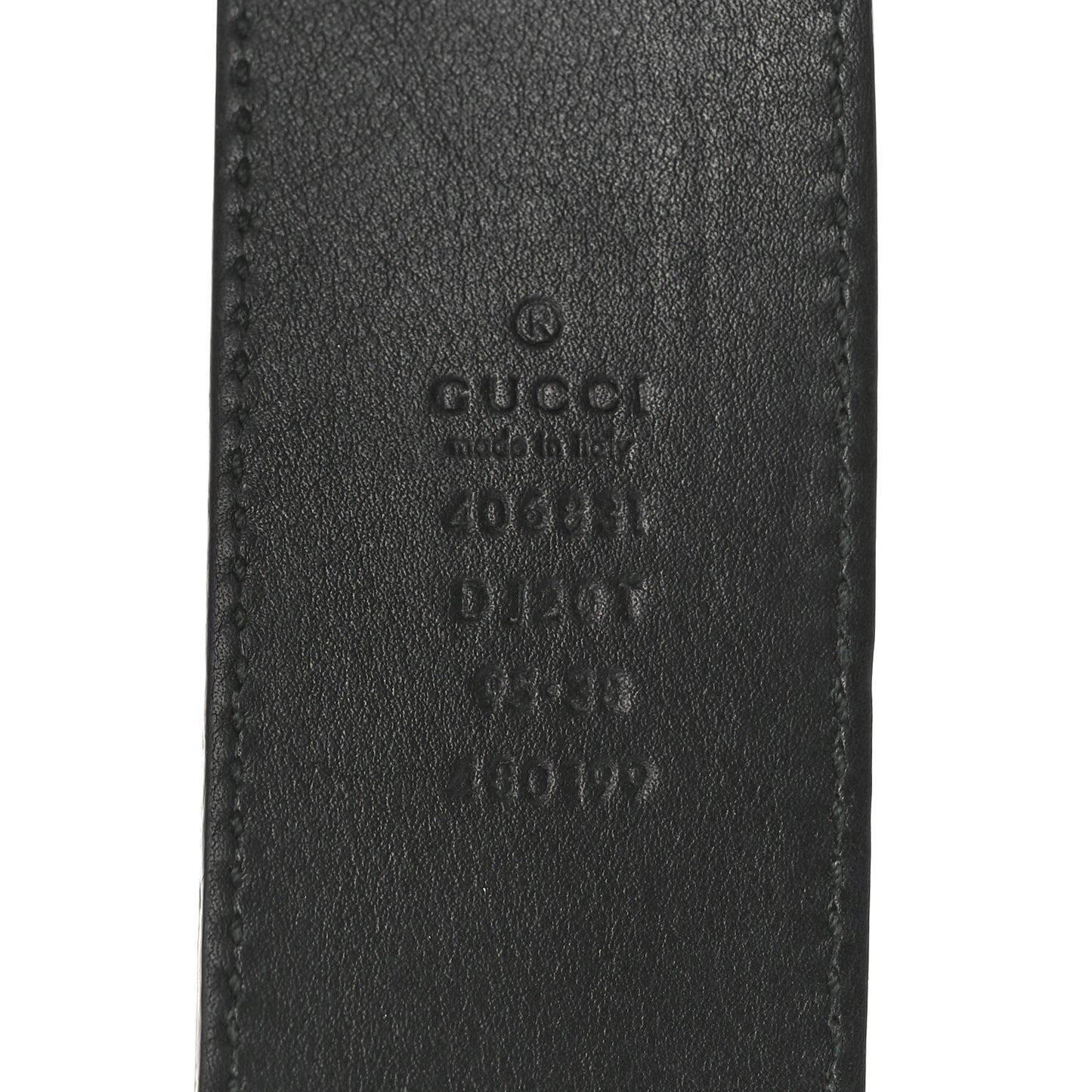 Calfskin Double G 40mm Belt 95 38 Black
