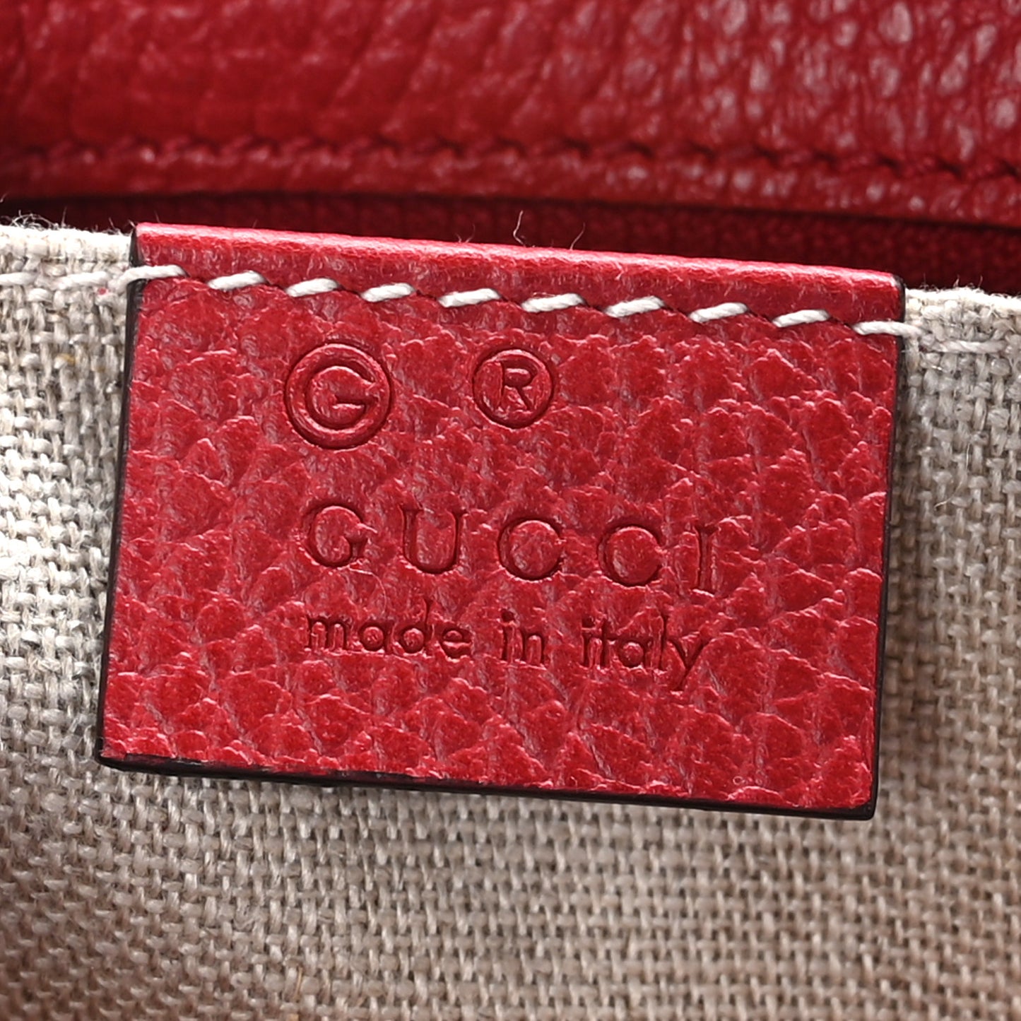 Monogram Mini Bree Messenger Bag Red