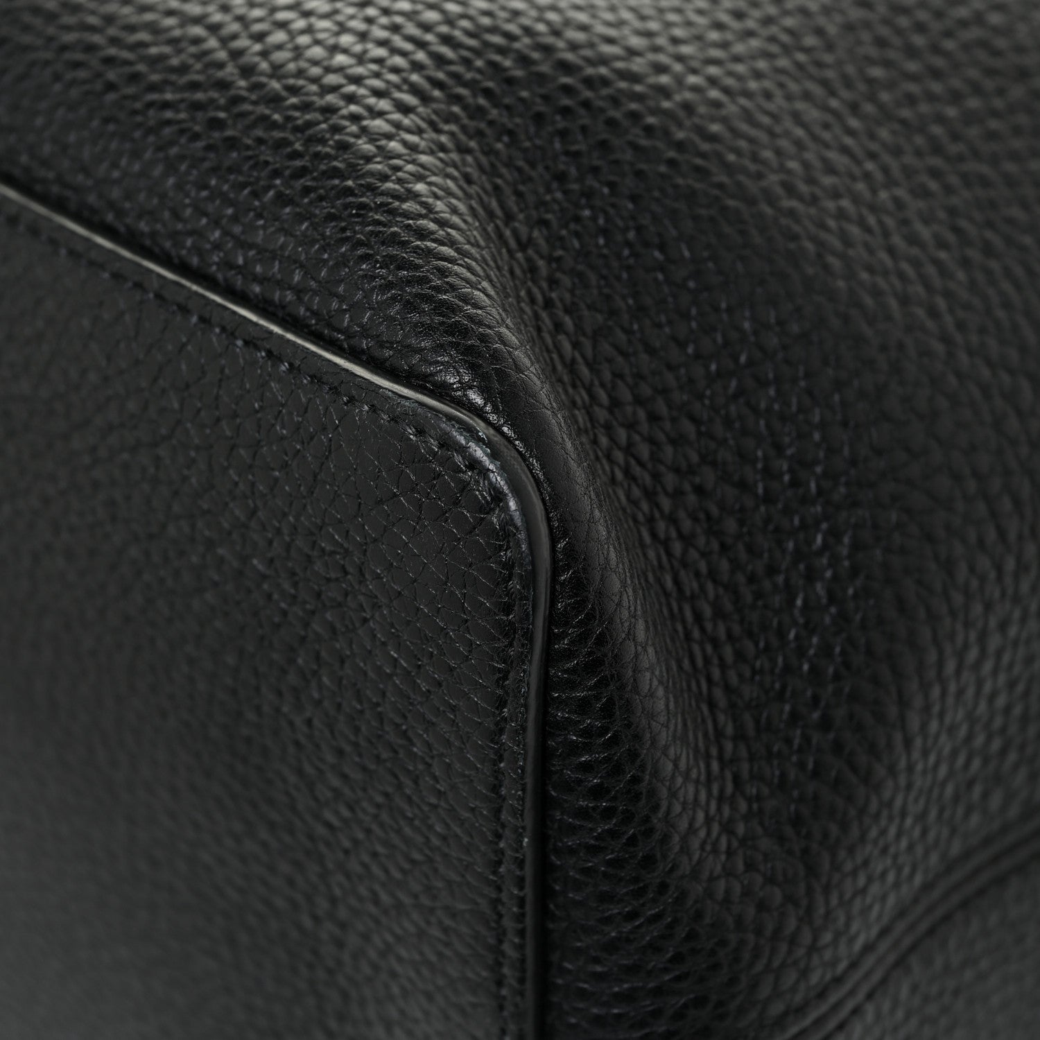 Gucci Pebbled Calfskin Large Soho Hobo Black 12 of 13