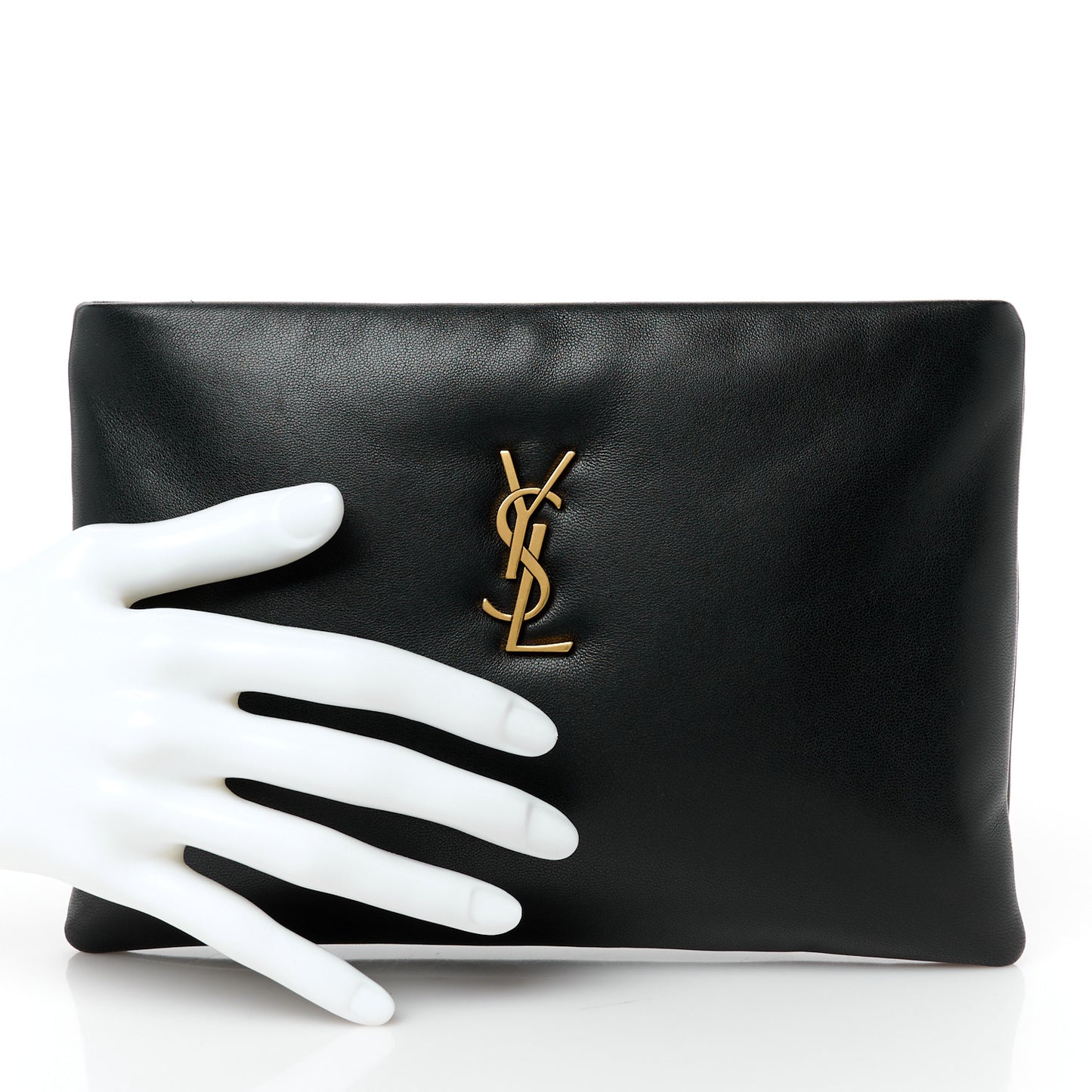 Lambskin Small Calypso Pouch Black