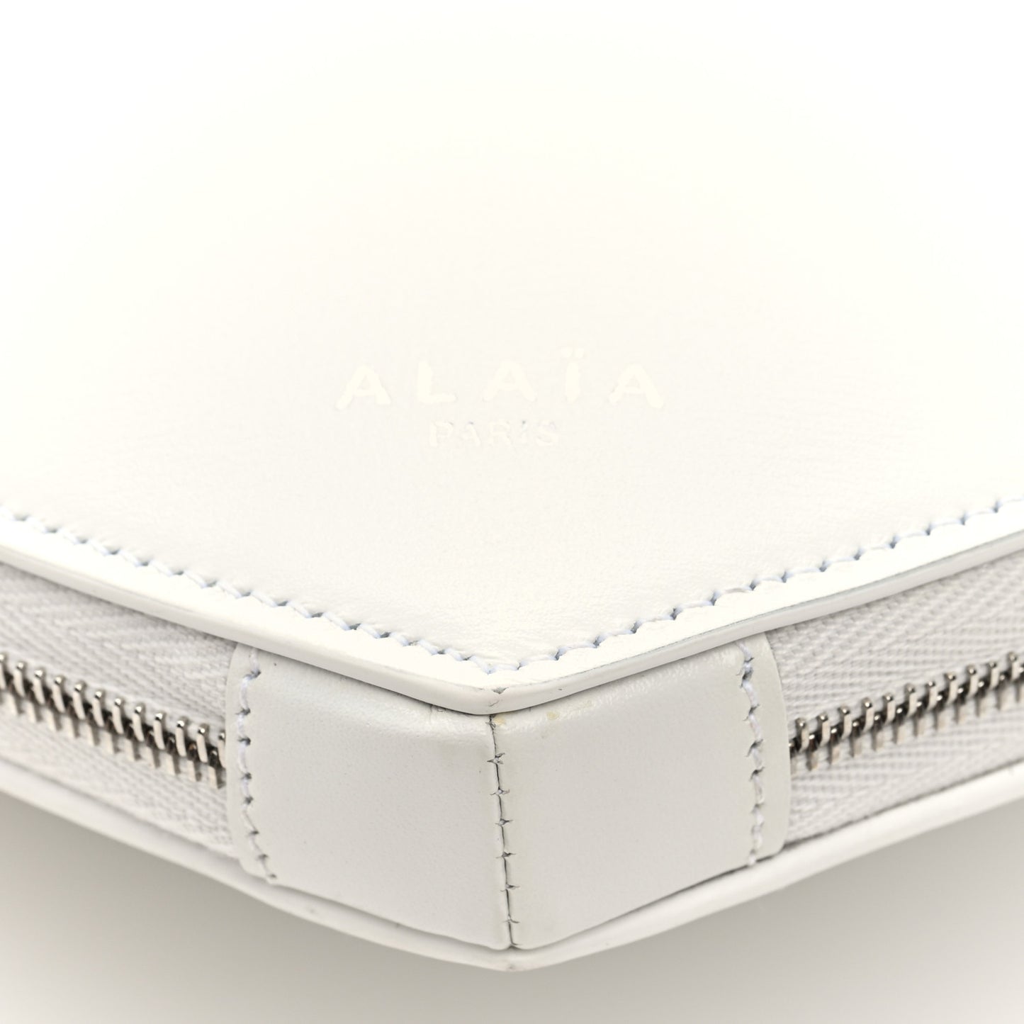 Lux Calfskin Le Coeur Bag Lacquer Optic White
