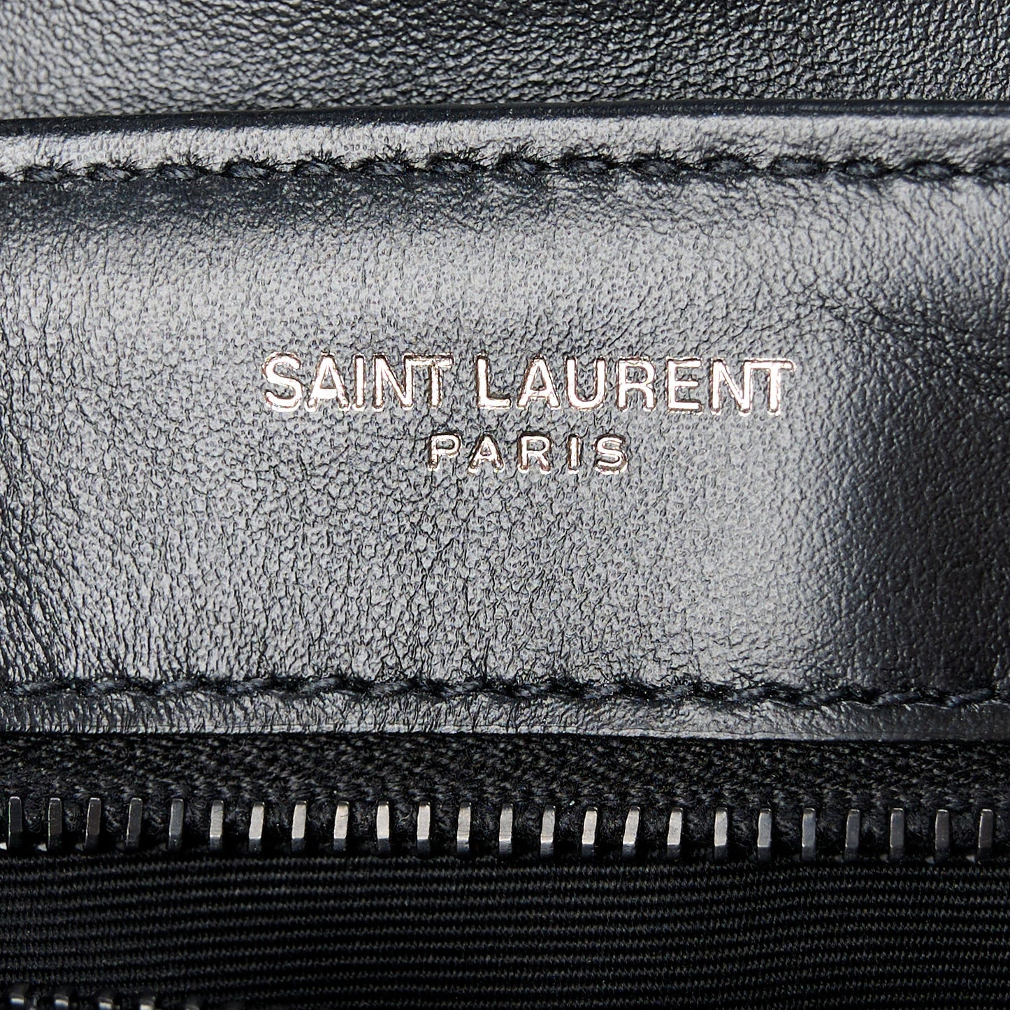 Calfskin Y Quilted Monogram Monochrome Toy Loulou Crossbody Bag Black