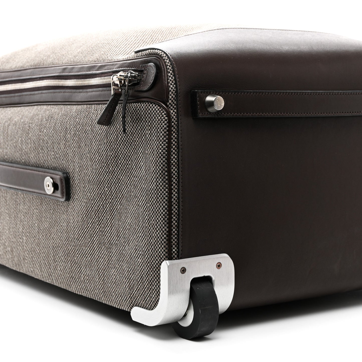 Toile Trousse Caleche Express Carry On Cabine Suitcase Graphite Etoupe