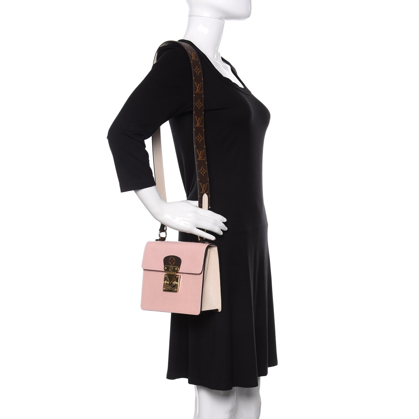 Vernis Epi Monogram Spring Street Rose Ballerine