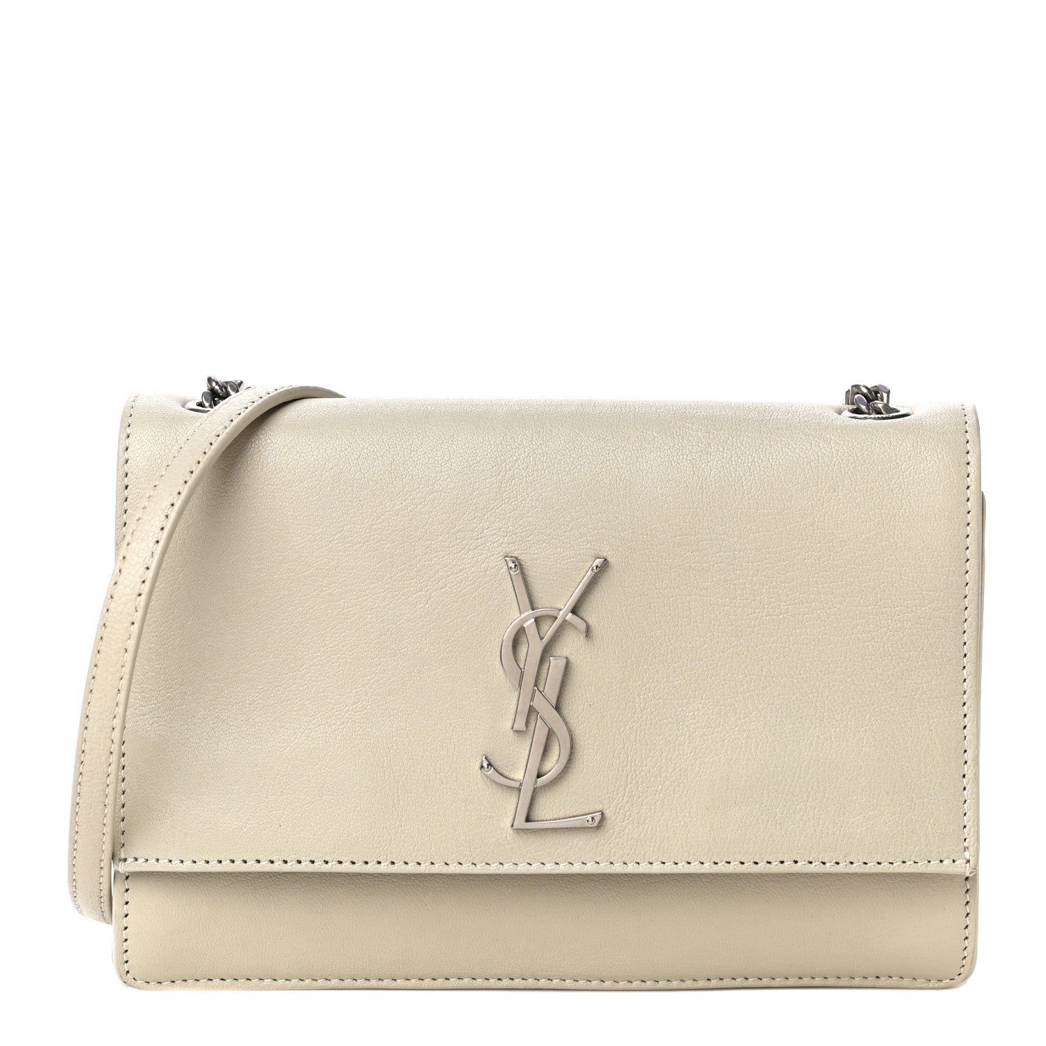 Saint Laurent Calfskin Small Monogram Sunset Crema Soft 1 of 22