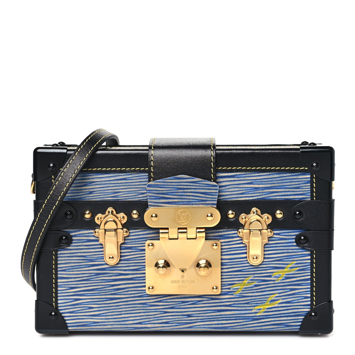 Louis Vuitton Epi Petite Malle Denim Light 1 of 9