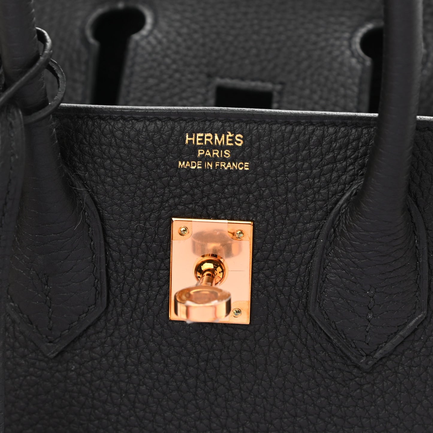 Togo Birkin 25 Black
