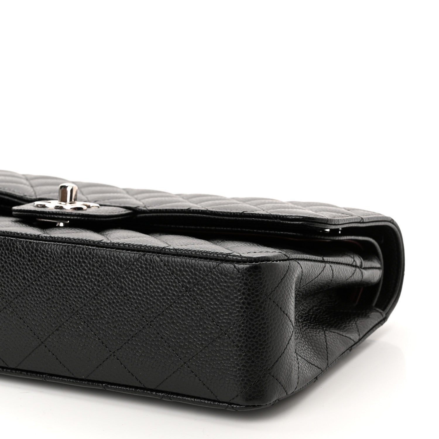 Chanel Caviar Quilted Medium Double Flap Black 10 of 10