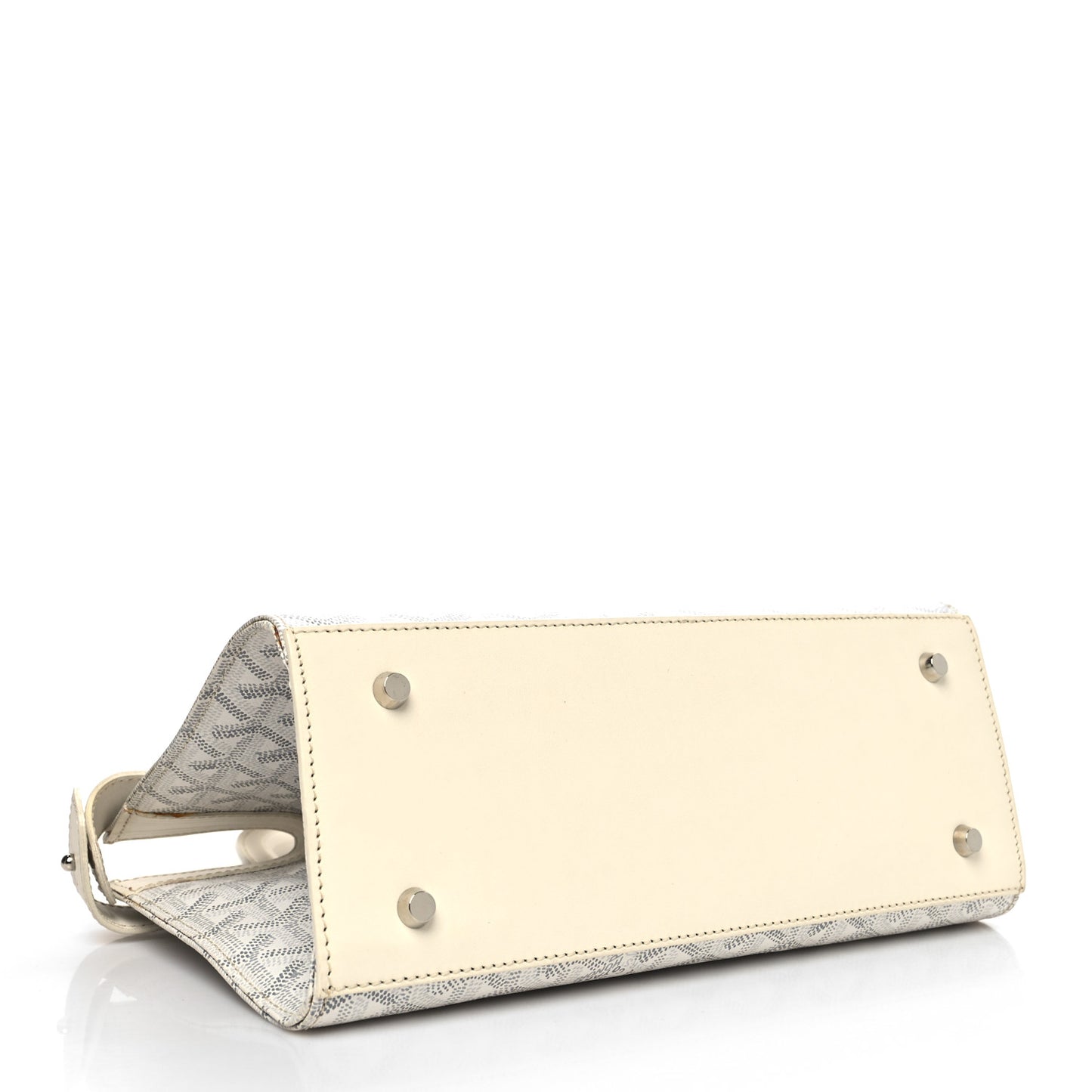 Goyardine Jersey PM Bag White