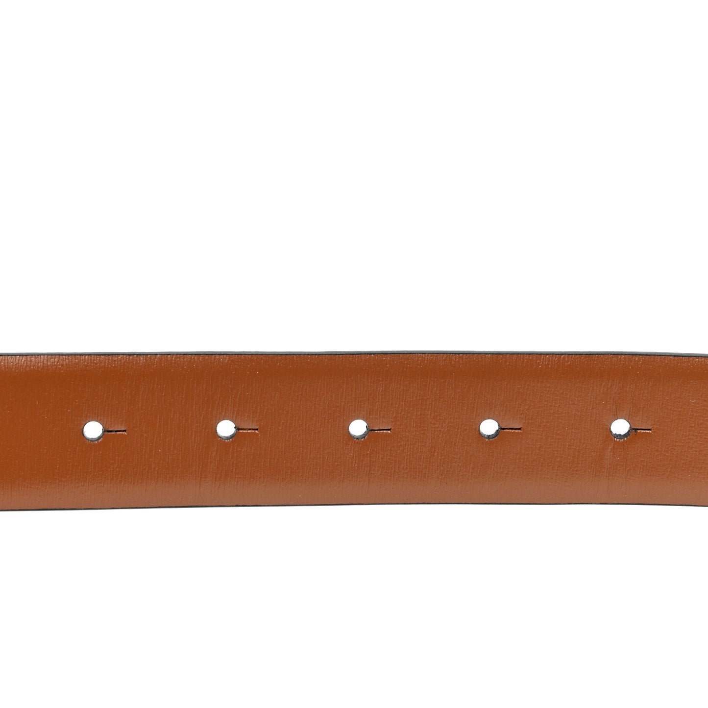 Glossy Calfskin VLogo Reversible 30mm Belt 95 38 Saddle Brown Black