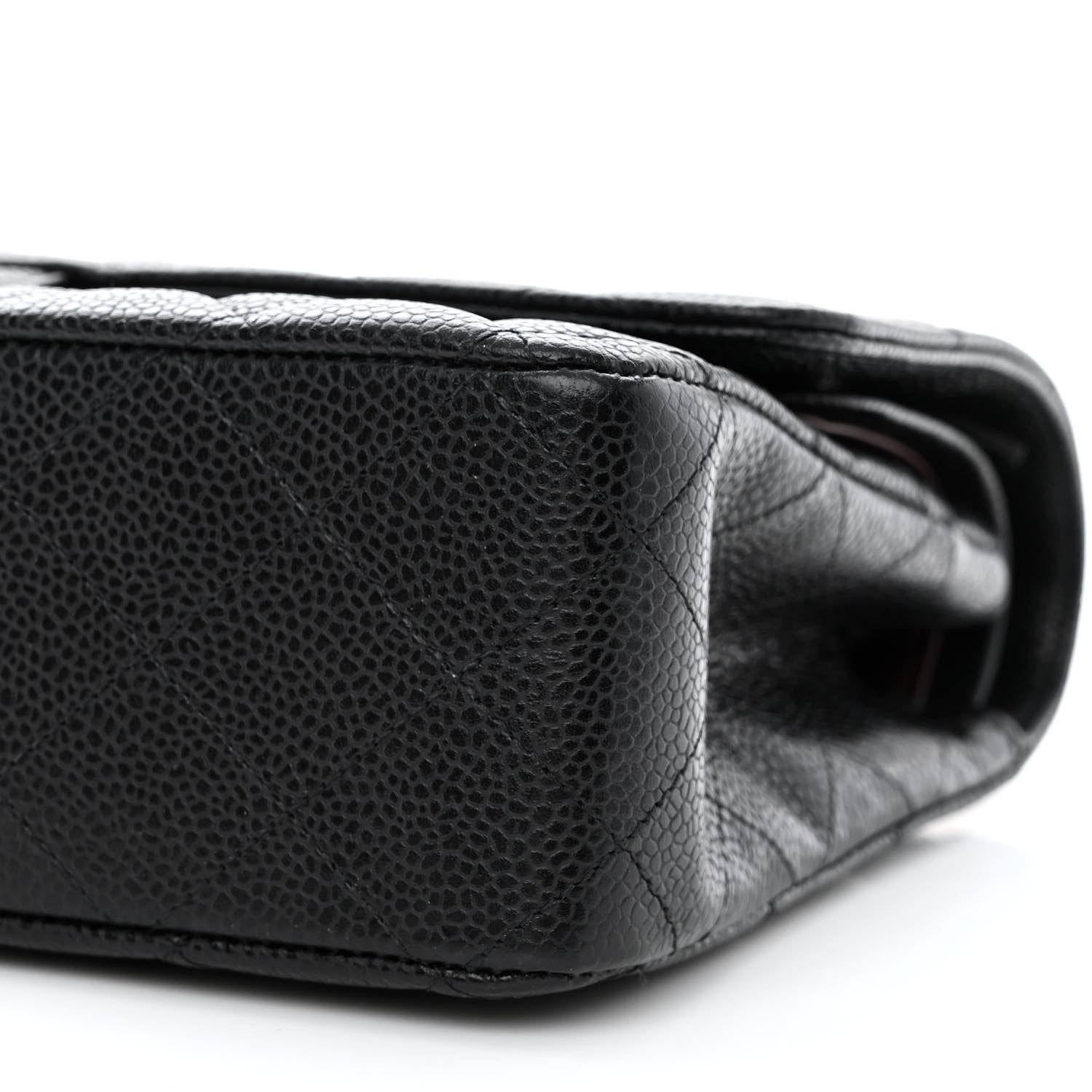 Chanel Caviar Quilted Medium Double Flap Black 10 of 11