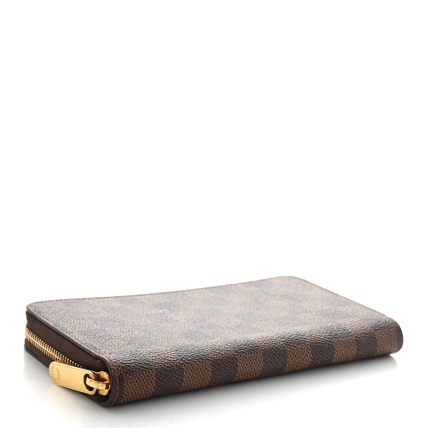 Damier Ebene Zippy Wallet Rose Ballerine