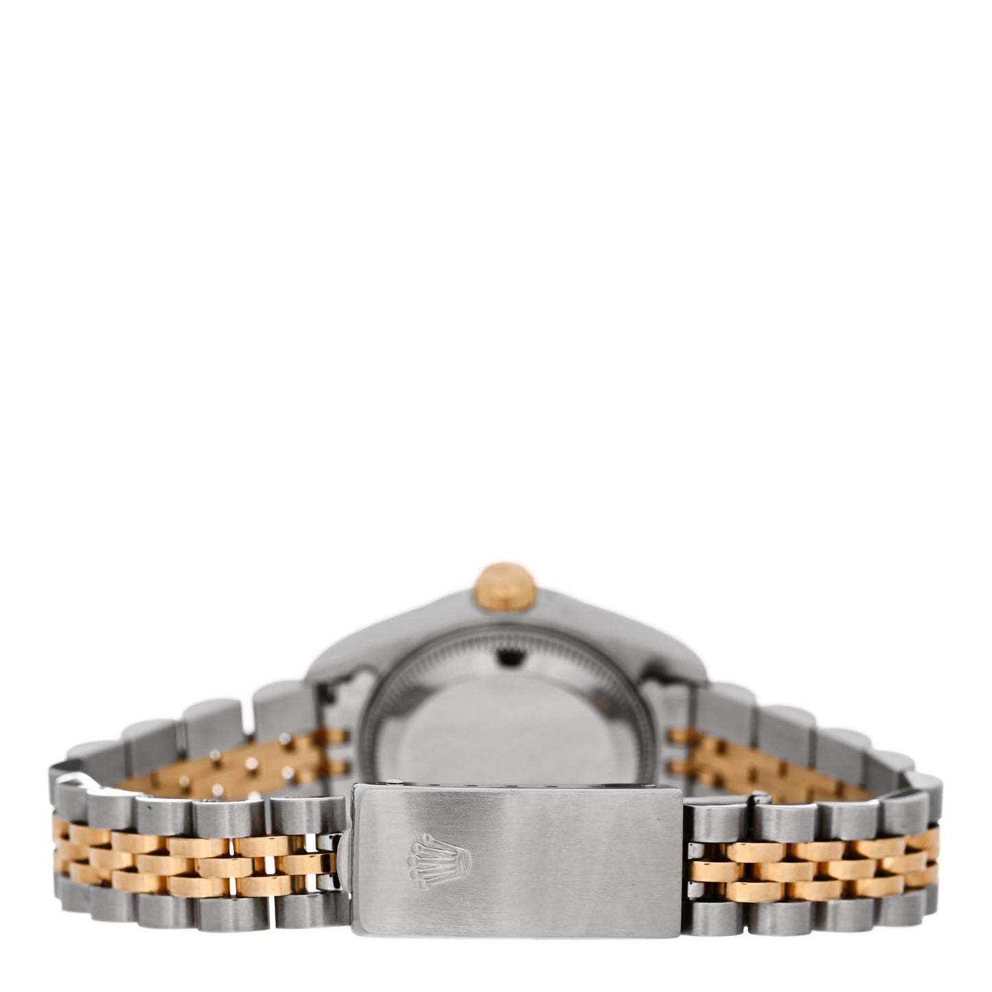 Stainless Steel 18K Yellow Gold Diamond 26mm Oyster Perpetual Datejust Watch Black 79173