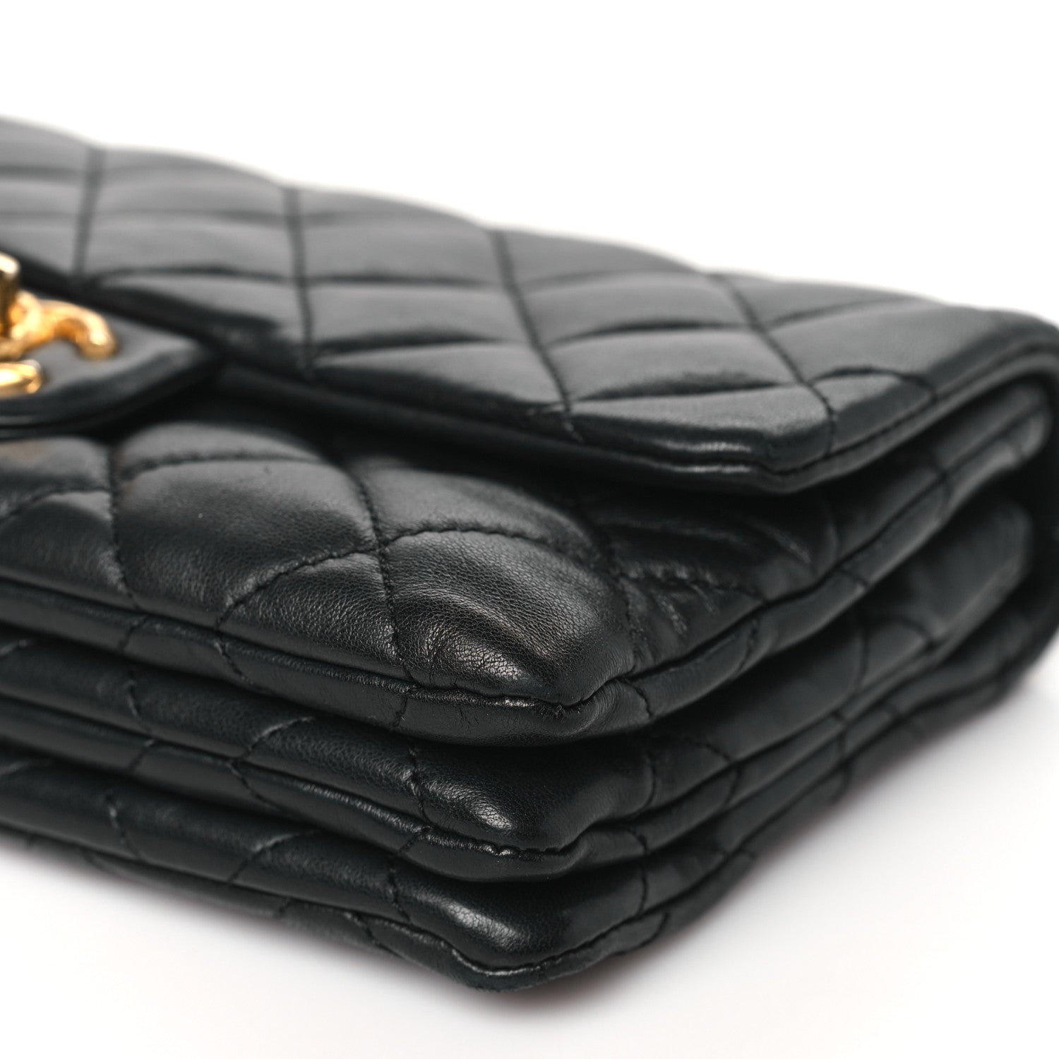 Chanel Lambskin Quilted Small Pillow Crush Flap Black 10 of 11