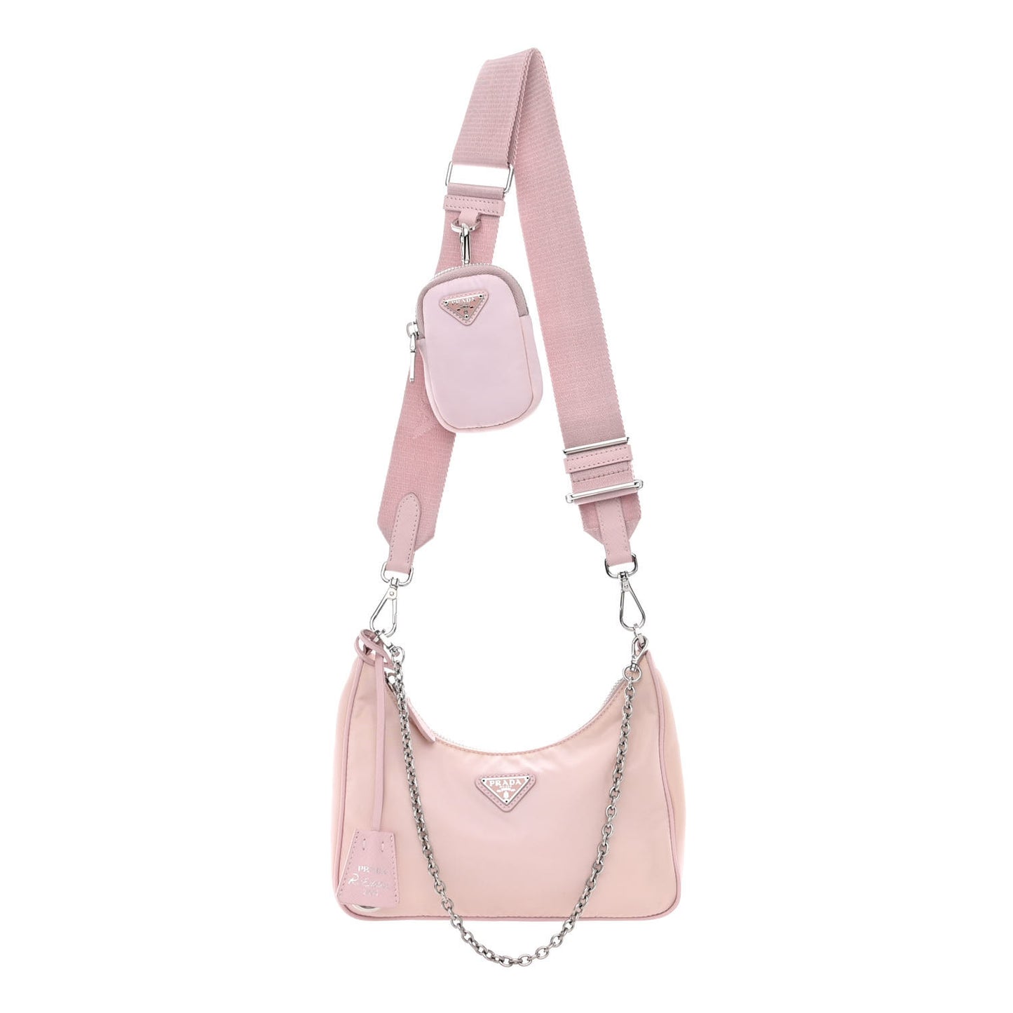 Nylon Re-Edition 2005 Shoulder Bag Alabastro