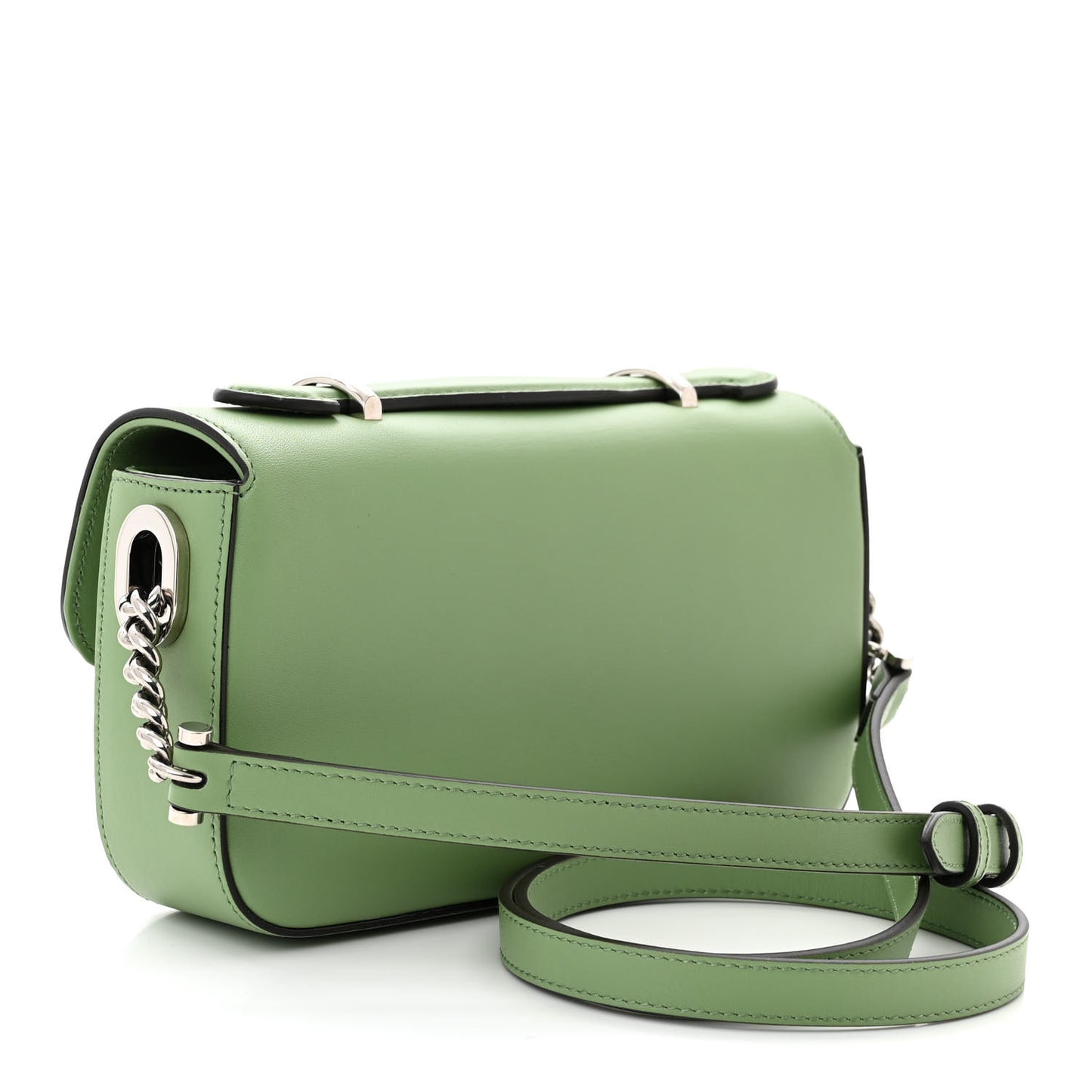 Calfskin Petite GG Mini Shoulder Bag Light Green