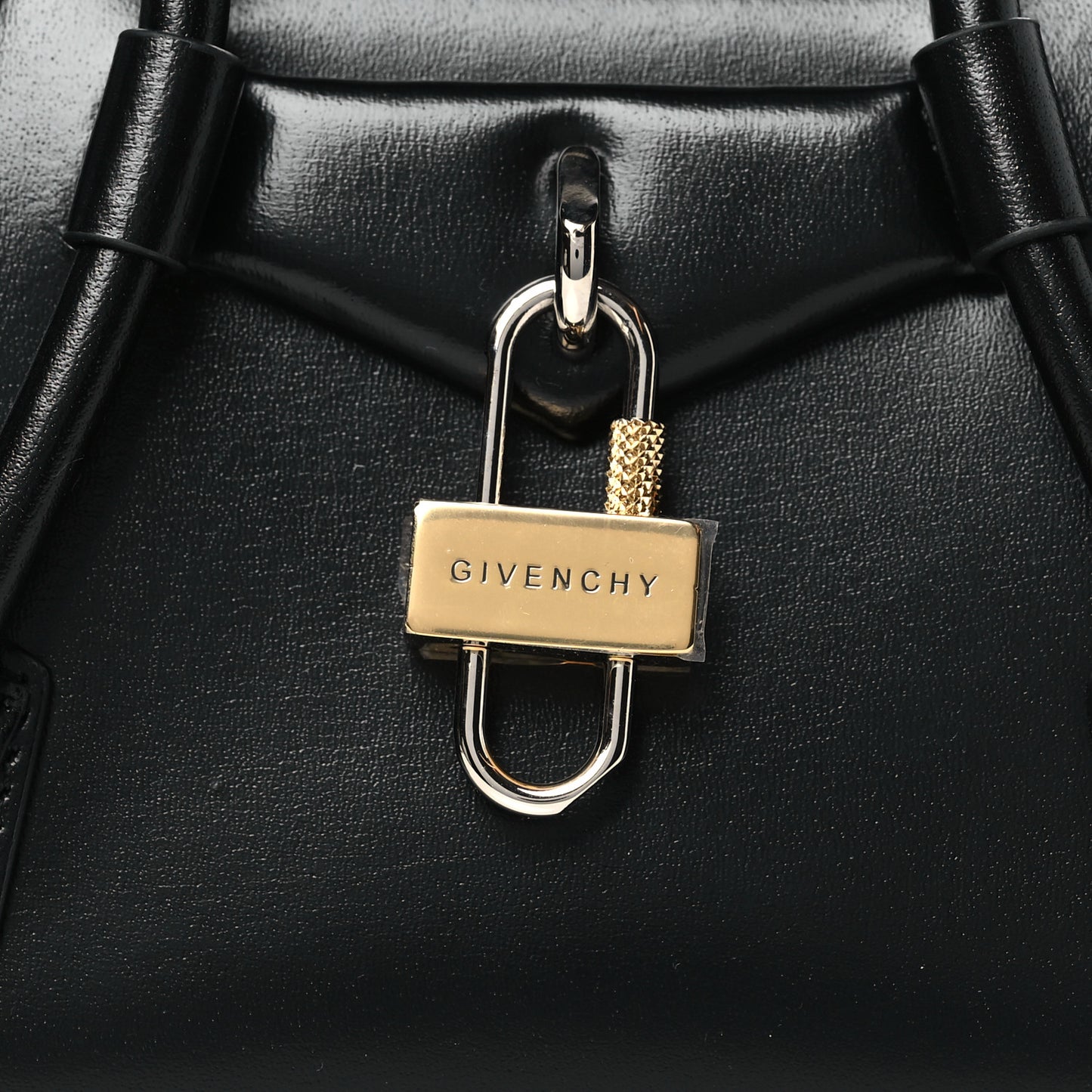 Box Calfskin Mini Antigona Stretch Black