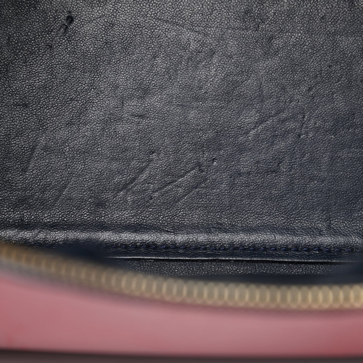 Smooth Calfskin Medium Edge Shoulder Bag Red